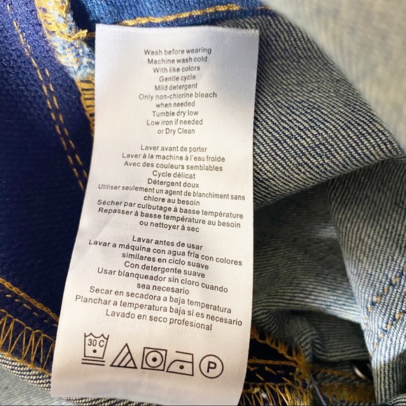 INDIGO BLUE Side Panel Letdown Hem Maternity Overalls NWT. - Picture 11 of 13